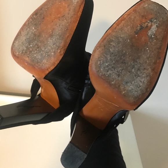 B Brian Atwood satin boots - Picture 3 of 3